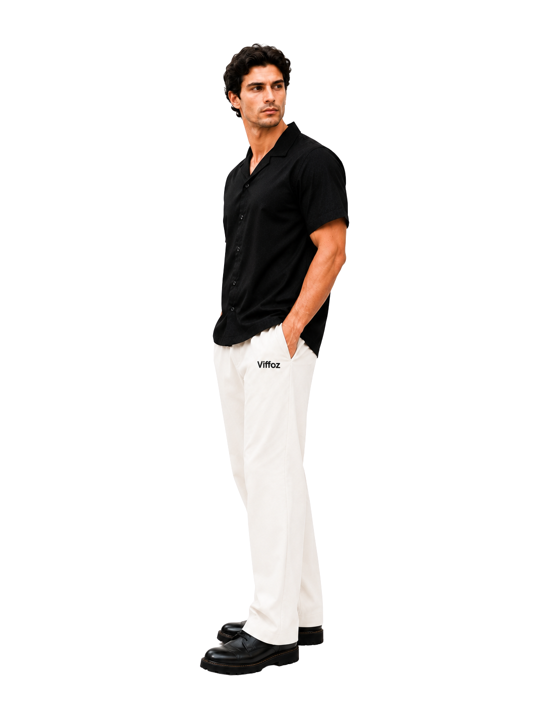 Viffoz Essential Trousers - White