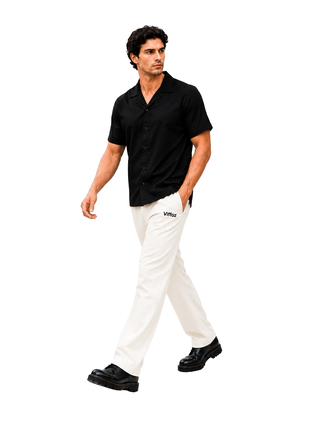 Viffoz Essential Trousers - White