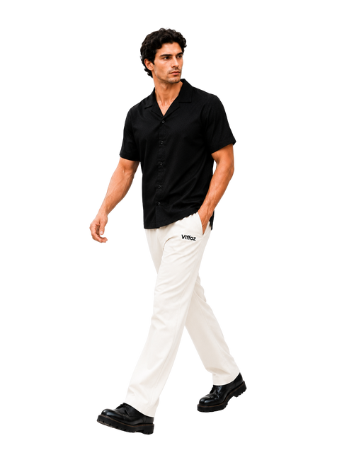 Viffoz Essential Trousers - White