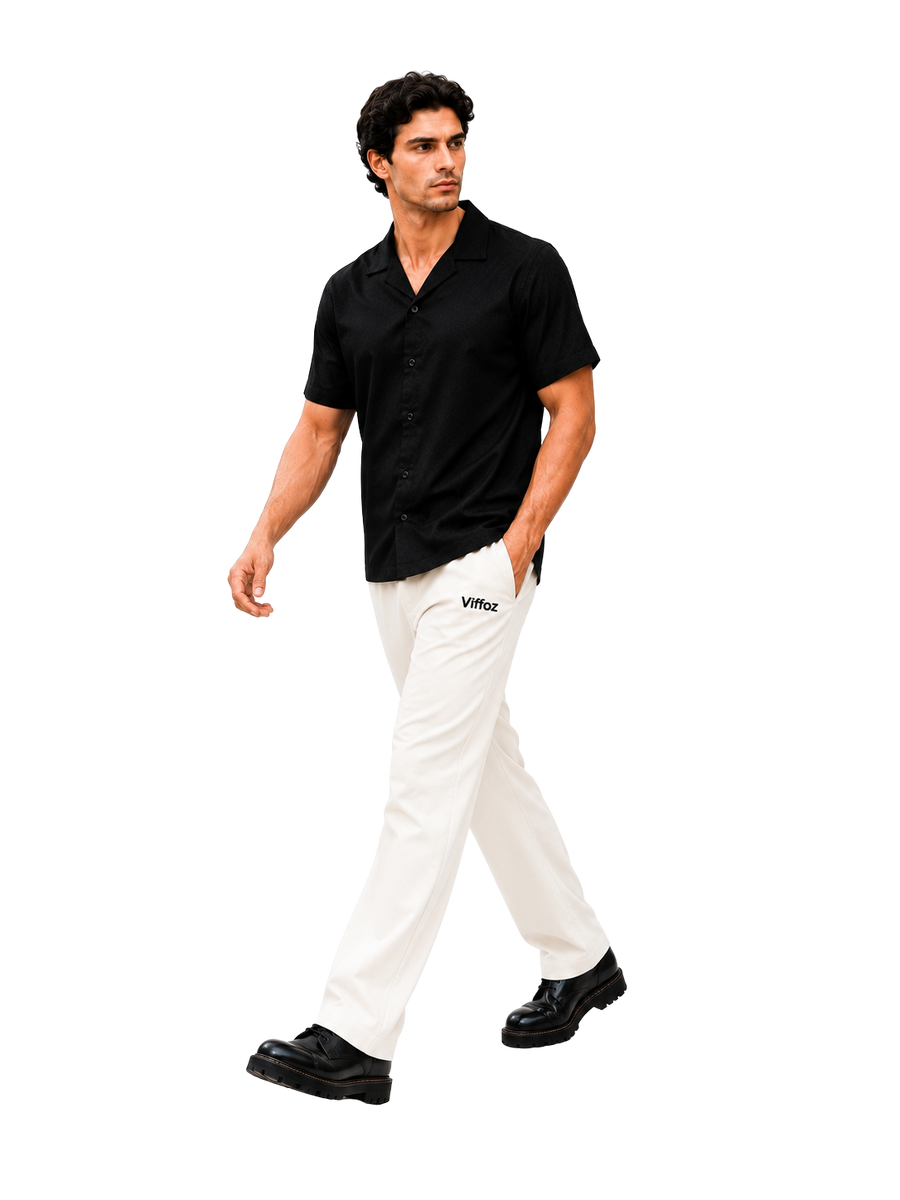 Viffoz Essential Trousers - White
